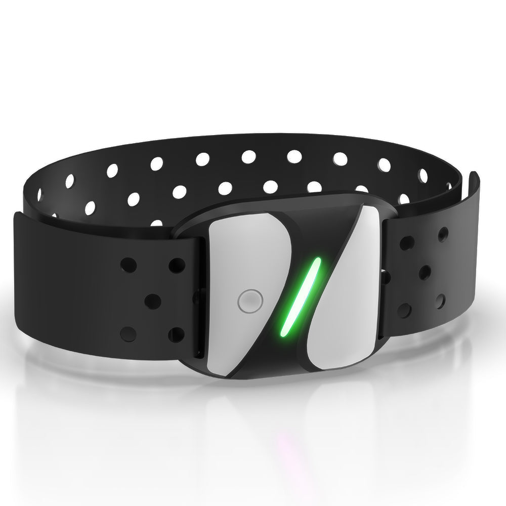 Bandă de Braț cu Monitor de Ritm Cardiac, Bluetooth 5.0/ANT+, Impermeabilă IP67