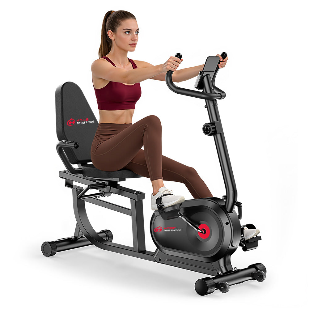 Bicicletă de Exerciții Culcată X1, 16 Niveluri de Rezistență
