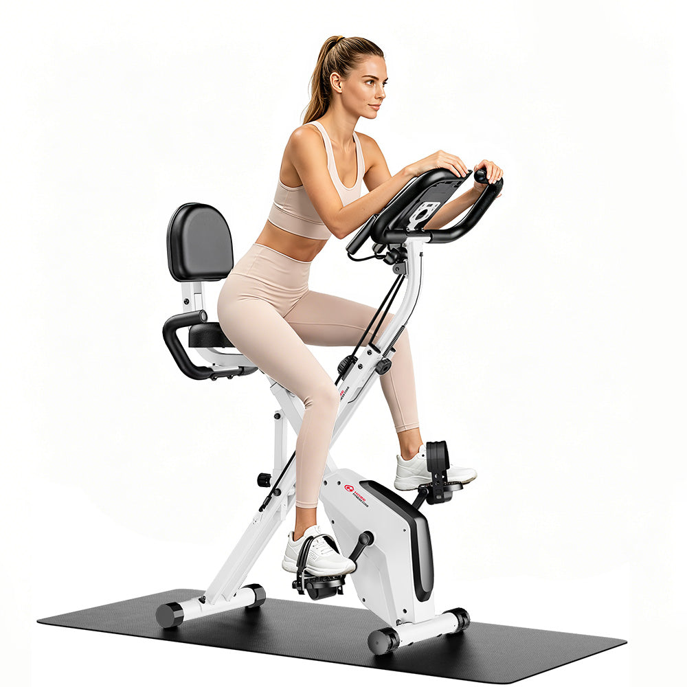 Bicicletă de Exerciții Pliabilă, Rezistență Magnetică