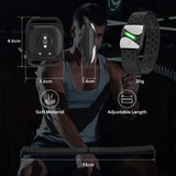 Bandă de Braț cu Monitor de Ritm Cardiac, Bluetooth 5.0/ANT+, Impermeabilă IP67