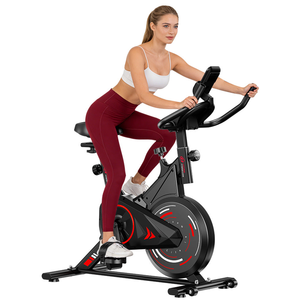 Bicicletă de Exerciții Staționară C1, Volantă 6 kg