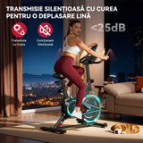Bicicletă de Exerciții Staționară C1, Volantă 6 kg