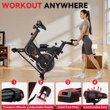 Bicicletă de Exerciții Staționară D1, Volantă 8 kg/10 kg