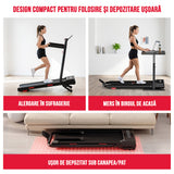 Banda de Alergare Y5 cu Motor fără Perii, 0%-15% Înclinare Automată