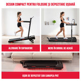 Banda de Alergare Y5 cu Motor fără Perii, 0%-15% Înclinare Automată