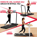Banda de Alergare Z3 cu Motor fără Perii, Viteză 1-6 km/h, Înclinare Manuală 5%