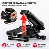 Mini Stepper Hidraulic cu Benzi de Rezistență