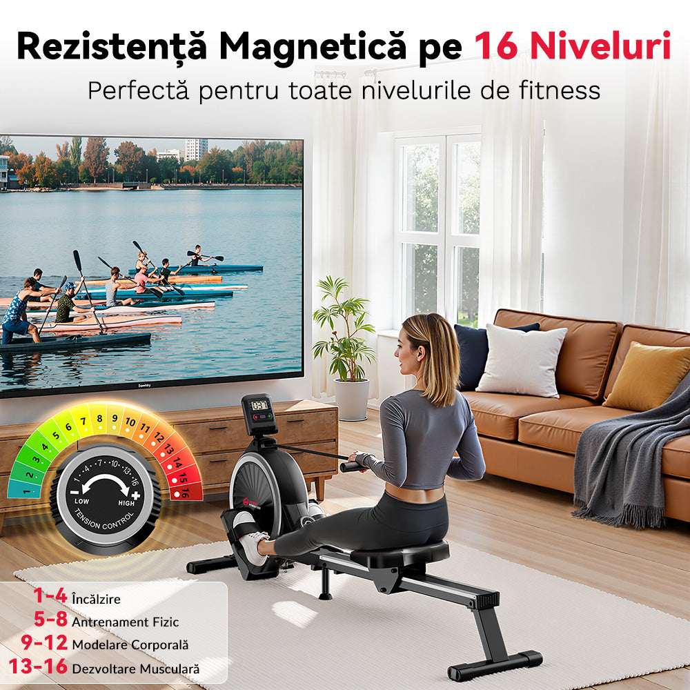 Aparat de Vâslit Magnetic, Rezistență pe 16 Niveluri