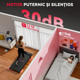 Banda de Alergare Z3 cu Motor fără Perii, Viteză 1-6 km/h, Înclinare Manuală 5%