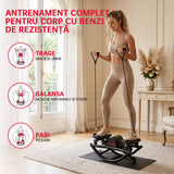 Stepper Lateral cu Benzi Elastice și Covoraș Antiderapant