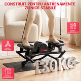 Stepper Lateral cu Benzi Elastice și Covoraș Antiderapant