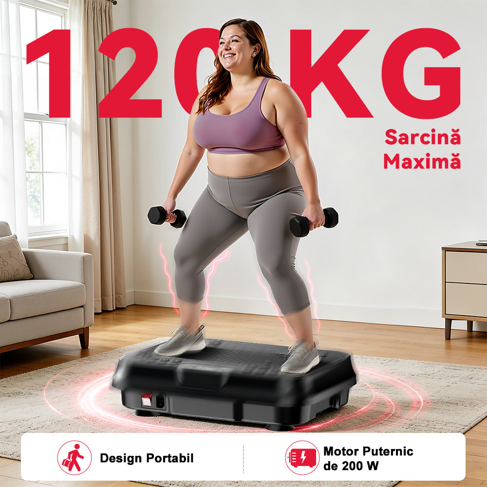 Platformă Vibratoare F1, 250 de Niveluri de Intensitate