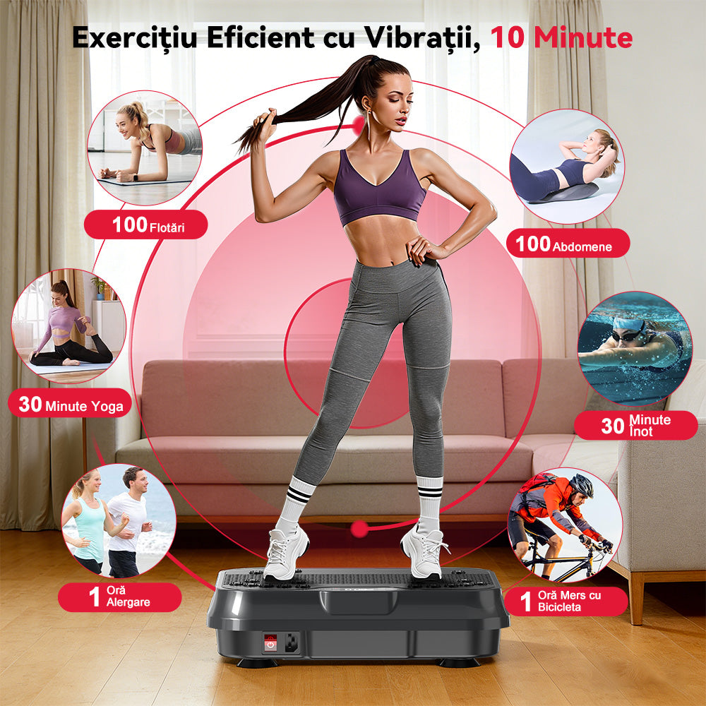 Platformă Vibratoare F1, 250 de Niveluri de Intensitate